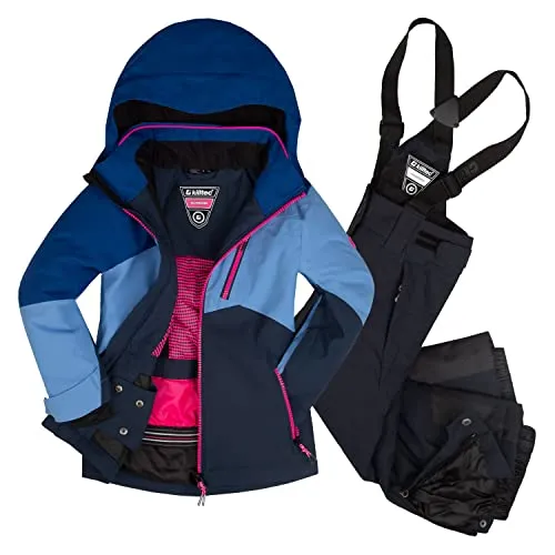Killtec Mädchen Skianzug Größe 116 - Wasserdicht und Atmungsaktiv - Funktionaler 2-teiliger Skianzug für Mädchen, wind- und wasserdicht mit 10.000 mm Wassersäule. Atmungsaktiv, ideal für kalte Tage auf der Piste.