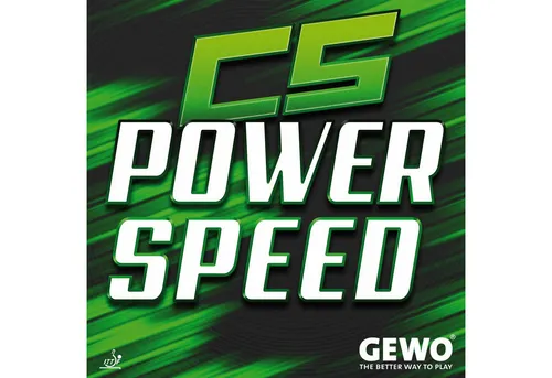 Gewo Tischtennisschläger Belag CS Powerspeed, Tischtennisbelag
