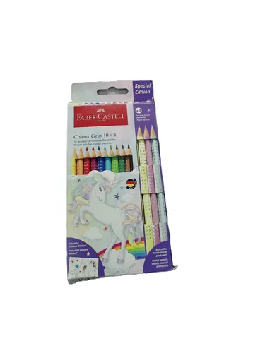 Faber-Castell Buntstift Colour Grip Einhorn 10+3