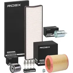 RIDEX Inspektionspaket Filterset passend für PEUGEOT 306 Schrägheck (7A, 7C, N3, N5) 306 Cabriolet (7D, N3, N5) 306 Break (7E, N3, N5) 306