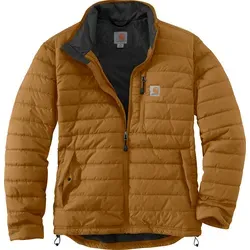 Carhartt GILLIAM JACKET 102208 - carhartt® brown - S - Funktionsjacke für Herren, leicht und wärmedämmend mit dauerhaft wasserabweisendem Finish. Ideal für windige Tage, ausgestattet mit praktischen Taschen und verstellbaren Bündchen.