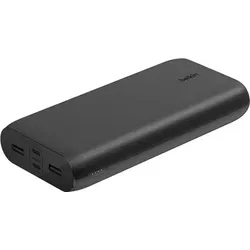 Belkin BoostCharge 4-Port Powerbank 26K - Tragbare Powerbank mit 32W Schnellladefunktion, 4 Geräte gleichzeitig aufladen und 115 Stunden zusätzliche Akkulaufzeit