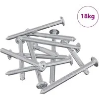 vidaXL Möbel-Schrauben 1400 Stück - Silberne Stahlqualität - Hochwertige Flachkopf-Möbelschrauben aus robustem Stahl, ideal für Innen- und Außenprojekte. Ihre zinkbeschichtete Oberfläche sorgt für Langlebigkeit und Korrosionsbeständigkeit.