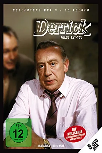 Derrick - Collector's Box Vol. 09 (Folge 121-135) [5 DVDs] - Filme, 5 DVDs der beliebten Krimiserie, ideal für Sammler und Fans von spannenden Ermittlungen.