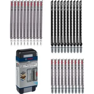 Bosch Accessories PRO Wood and Metal Rough Cut Set 100 mm - Sägeblätter für Holz und Metall, langlebig und ideal für präzise Grobschnitte in verschiedenen Materialien.