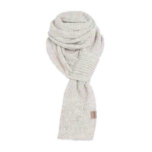 KNIT FACTORY - Haze Strickschal für Damen und Herren - Bequemer Winterschal Mit Wolle und Einfacher Schlaufe - Hochwertige Qualität - Beige