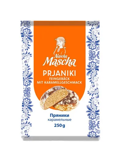 Nascha Mascha Prjaniki Feingebäck Karamell 250g Russland Import Süßigkeiten
