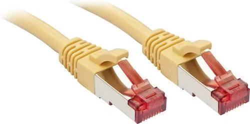 LINDY 47768 10m Cat.6 S/FTP Netzwerkkabel, gelb - Hochwertiges 10m Cat.6 S/FTP Netzwerkkabel in auffälligem Gelb, ideal für schnelle und stabile Netzwerkverbindungen in Büros und Zuhause.