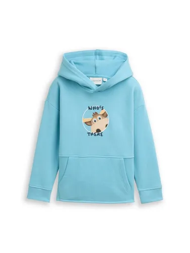 TOM TAILOR Hoodie mit Elch-Frontprint und Rückenprint, für Kids