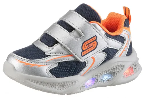 Skechers Meteor-lights - Glow 401498N-SLOR Kinder Sneaker - Leuchtende Sneaker für Kinder, perfekt für abenteuerliche Spiele und sichere Sichtbarkeit bei Dunkelheit.