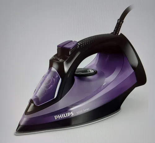 Philips 5000 Series Dampfbügeleisen - 2.400 W, Dampfstoß bis zu 180 g, SteamGlide Plus-Sohle für müheloses Bügeln ohne Wasserflecken