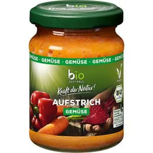 BioZentrale Gemüseaufstrich Aufstrich, BIO, Gemüse, 125g