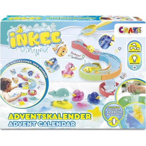 Produktbild Craze Adventskalender Inkee Badespielzeug (69769)