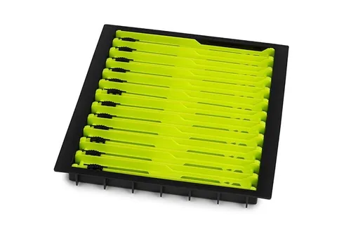 Matrix Stangenwickel-Schale 18cm Limette (12 Winder) Pole-Fishing-Zubehör