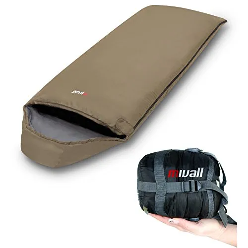 Mivall Patrol Deckenschlafsack - Ultraleichter Sommerschlafsack mit kleinstem Packmaß von nur 22 x 14 cm, ideal für Reisen und Outdoor-Aktivitäten. Komfortbereich von 13 °C bis +16 °C, perfekt für warme Nächte.