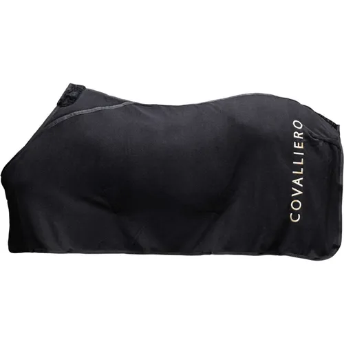 Covalliero Black 125 cm Fleecedecke HW 2025 Abschwitzdecke