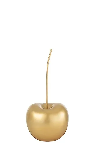 J-Line Dekoration Kirsche - Harz - Gold - klein