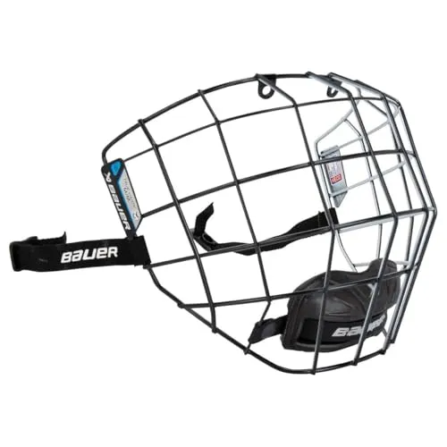 Bauer Facemask Profile II Gitter 2023, Größe:M, Farbe:schwarz/weiß