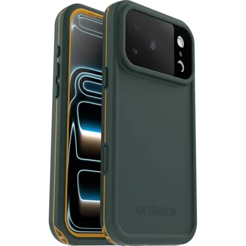 OtterBox Frē Series MagSafe Hülle für iPhone 17 Pro Max, Wasserdicht (IP68), stoßfest, schmutzabweisend, Hülle mit integriertem Displayschutz, 5X getestet nach Militärstandard, Grün