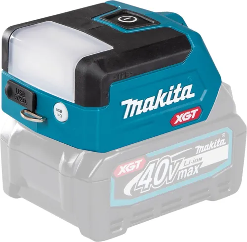 Makita ML011G LED-Akku-Taschenlampe 40V max. - 300 Lumen, 3 Beleuchtungsmodi - Taschenlampen mit 3 Beleuchtungsmodi, USB-Port und Auto-Off-Funktion für optimale Energieeffizienz und vielseitige Nutzung.