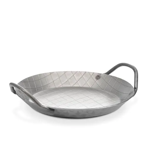GSW 859035 Gastro Traditionell Eisenpfanne geschmiedet, 20 cm mit zwei Griffen