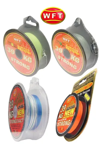WFT KG STRONG EXACT geflochtene Schnur 360m 0,25mm - Gelb - Hochwertige geflochtene Schnur für vielseitige Angelabenteuer! Mit 39kg Tragkraft und extremer Farbechtheit sorgt die WFT KG STRONG für zuverlässige Leistung beim Angeln in jeder Umgebung.