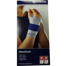 Manutrain Handgelenkbandage Größe 4 links schwarz - Bandagen zur Stabilisierung des Handgelenks, ideal bei Überlastung und Verletzungen, sorgt für optimalen Halt und Komfort.
