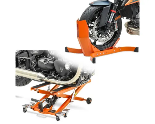 ConStands Motorradheber Set Hebebühne + Motorradwippe S13 von ConStands