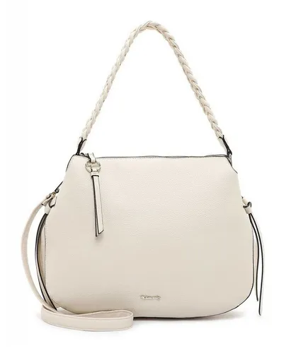 Tamaris Damen Handtasche Judith in Beige/Schwarz - Damen-Henkeltaschen mit geräumigem Hauptfach, Reißverschluss- und Handyfach, perfekt für den stilbewussten Alltag.