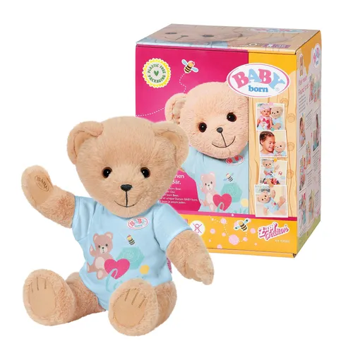BABY born Bär blau, Kuscheltier - Kuscheltier für BABY born, ideal zum Spielen und Trösten, fördert die Fantasie und sorgt für Geborgenheit.