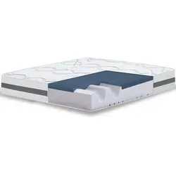 THE WHITE STONE Doppelmatratze 160x190 Memory Foam von THE WHITE STONE