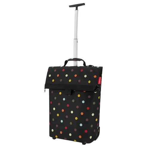reisenthel trolley M dots Einkaufstrolley 43 L - Praktischer Einkaufstrolley mit Teleskopstange, 43 Liter Volumen und robustem Kunststoffmaterial. Ideal für den täglichen Einkauf und vielseitig einsetzbar in verschiedenen Räumen.