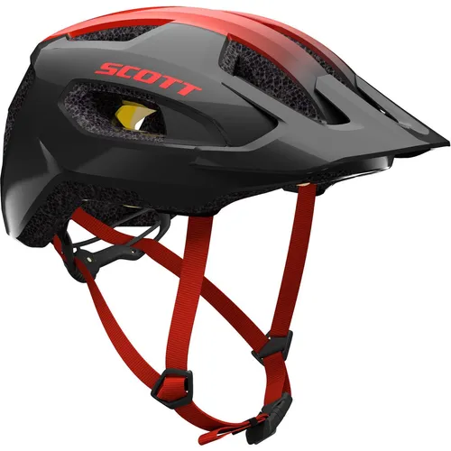 Scott Supra Plus MIPS MTB Fahrrad Helm Dark grau/rot 2025 von Scott