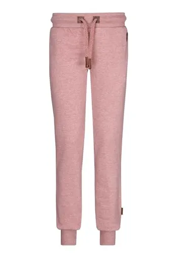 Naketano Deine Muttaa Women Sweatpants - Sport-Jogginghosen für Damen mit stylischer Kunstlederapplikation, perfekt für Freizeit und Sport.