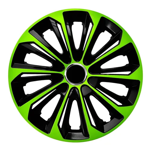 Radkappen Komplettset 16 Zoll Universal NRM Extra Strong - Radkappen & Stahlfelgenringe, bruchfest und splitterfest mit einfacher Installation, ideal für Tuning und Styling von Fahrzeugen.