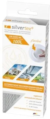 WM Aquatec Silvertex Wasserkonservierung, 100 Liter - Wasserentkeimung, schützt bis zu 6 Monate vor Wiederverkeimung und wirkt vorbeugend gegen Biofilmbildung, ganz ohne Dosieraufwand!