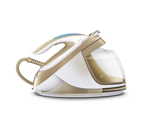 Philips Perfect Care Elite Dampferzeuger Bügeleisen - Bügeleisen mit 2400 W Leistung und 490 g/min Dampfstoß für müheloses Bügeln. Der extragroße Wassertank (1,8 l) ermöglicht stundenlanges Bügeln ohne Nachfüllen.