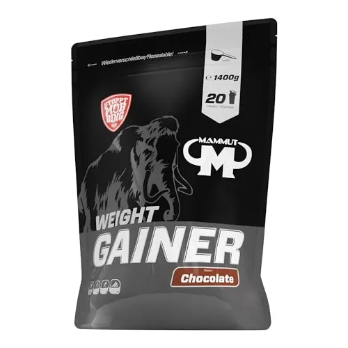 Mammut Nutrition Crash Weight Gainer Pulver Chocolate – 1400 g