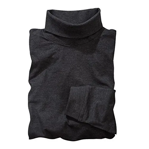 Redfield XXL Rollkragen-Langarmshirt anthrazit