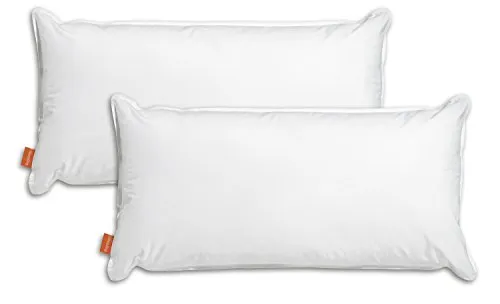 sleepling 193790 2er Set Wasserkissen – orthopädisches Kopfkissen für optimalen Schlaf - Kissen aus 100% Baumwolle, individuell einstellbare Stützkraft und waschbar bis 40 Grad – ideal für Allergiker und höchsten Schlafkomfort.