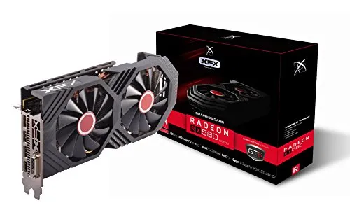 Produktbild XFX AMD Radeon RX580 GTS XXX Edition ddr5 sdram Grafikkarte 8GB Speicher Mining, Schwarz