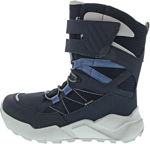 Superfit Rocket - Warme Gore-Tex Schneestiefel in Blau/Hellgrau - Wanderschuhe mit warmem Futter und wasserdichter Gore-Tex-Technologie, ideal für kalte Wintertage und Outdoor-Abenteuer.