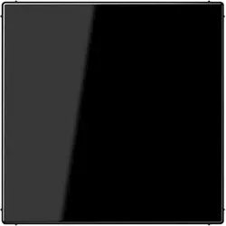 Jung LS994BSW Blind-Abdeckung (gerastet), Thermoplast, Serie LS, schwarz