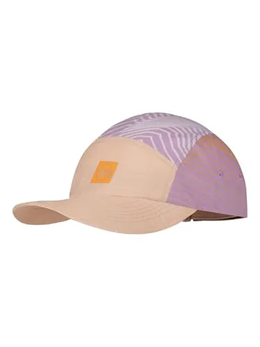 Buff Unisex Kinder 5 Panel Go Youth Cap in Rosa - Baseballkappe für Jungen mit integriertem Schweißband für hohen Tragekomfort und UPF 50+ UV-Schutz, ideal für sonnige Tage.