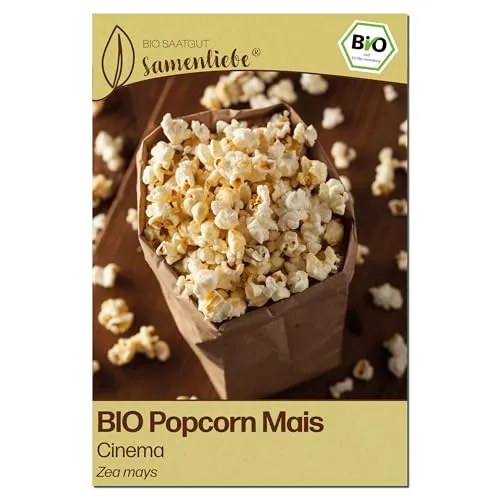 Samenliebe BIO Popcornmais Samen | Mais Cinema in gold von Samenliebe