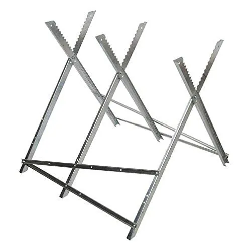 Sägebock für Stämme bis 250 mm und 150 kg - Robuster klappbarer Sägebock für Stämme bis 250 mm, ideal für Ketten- und Handsägen. Platzsparend, mit gezackten Kanten für sicheren Halt und verstellbarer Breite.