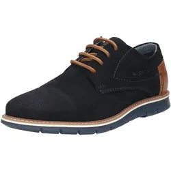 bugatti Bequeme Schnürschuh mit Memory Foam in blau von Bugatti