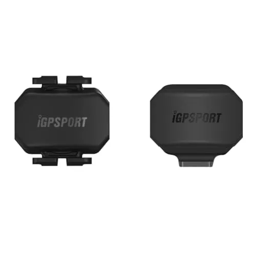 iGPSPORT Fahrrad Geschwindigkeitssensor,Trittfrequenzsensor, Dual Modul Bluetooth und ANT +