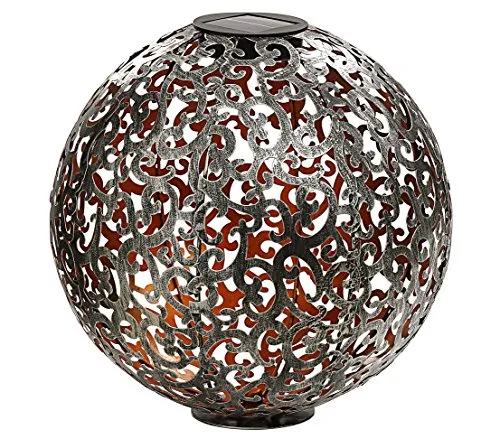 Dehner Solarkugel Luanda in silber von DEHN