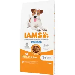 IAMS Vitality Adult Light in Fett - Trockenfutter für übergewichtige Hunde - Hundefutter für übergewichtige Tiere, unterstützt eine gesunde Gewichtsreduktion und enthält hochwertige Zutaten für Vitalität.